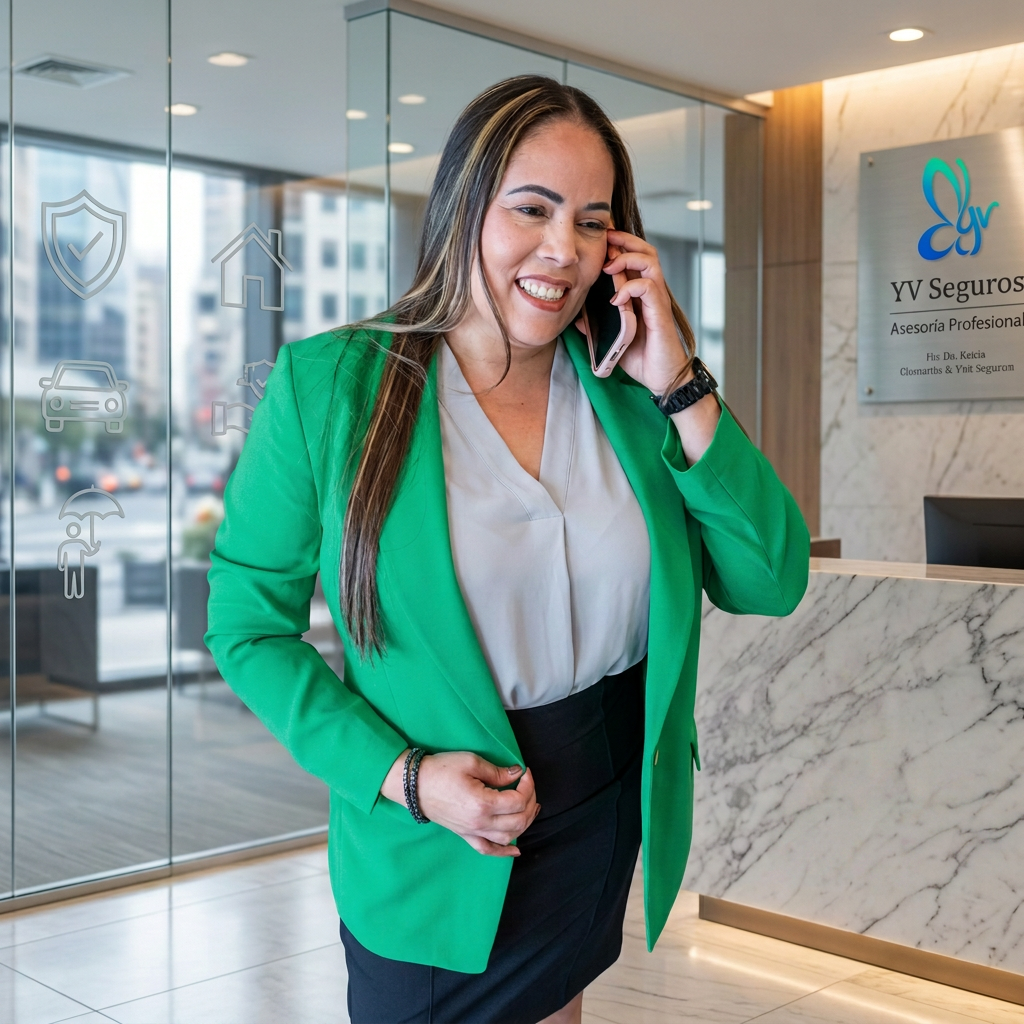 Yoryi Valencia, asesora de seguros